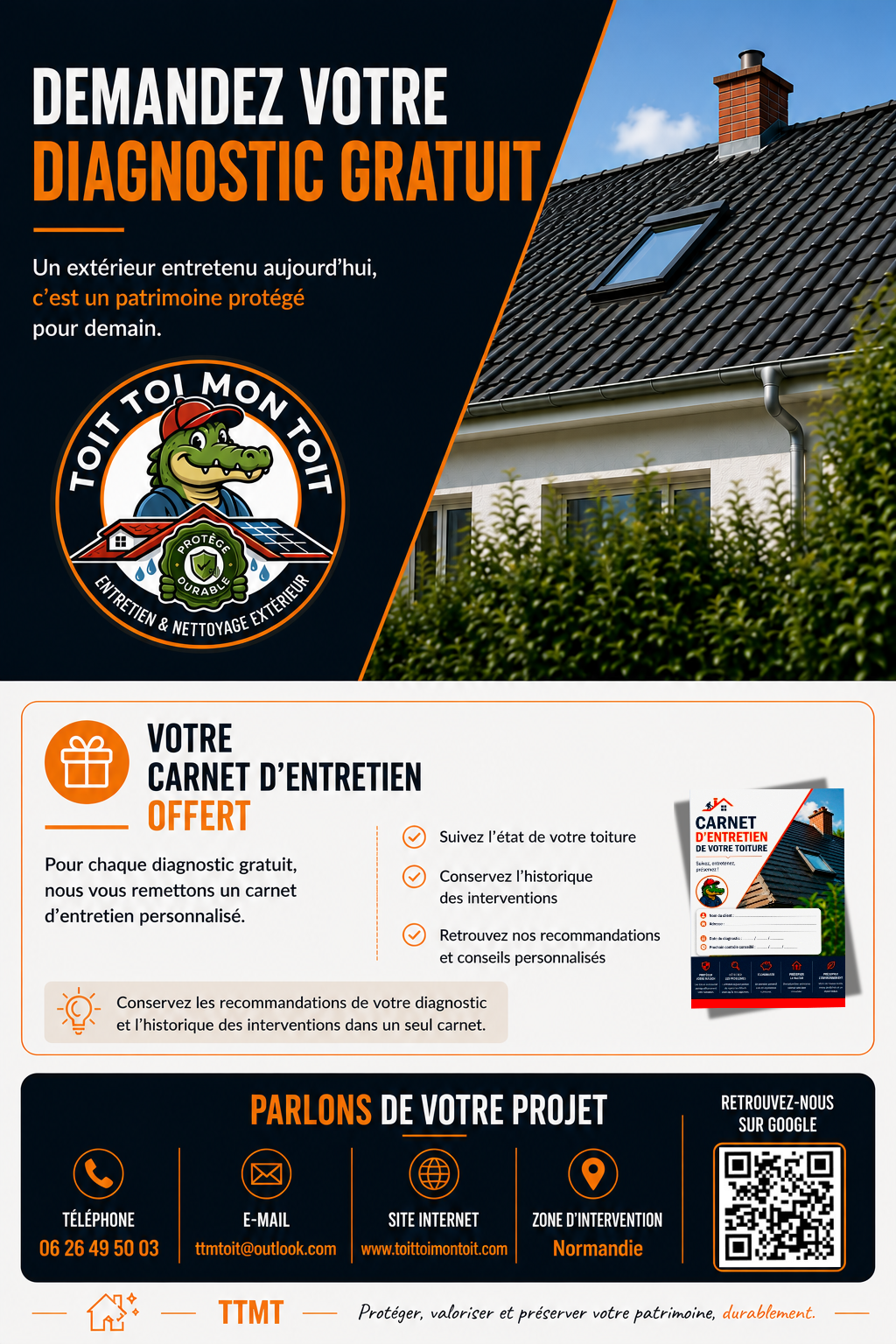 Diagnostic offert et carnet d'entretien personnalisé